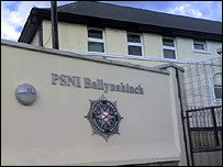 A delegacia da cidade de Ballynahinch, na Irlanda do Norte