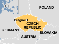 Bản đồ CH Czech