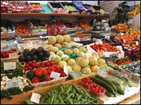 Fruit and vegetables