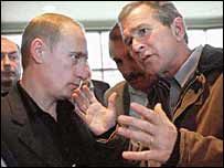 بوش و پوتين