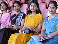 Futuras aeromoças da Air India