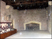 Inside Thornton Abbey.