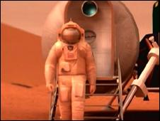 Simulação de expedição a Marte