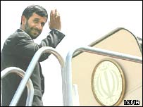 احمدی نژاد هنگام ترک تهران