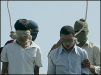 ईरान में फांसी