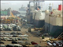 Cảng Yokohama của Nhật