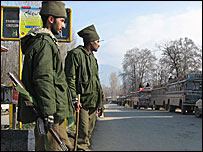 कश्मीर में सुरक्षा इंतेजाम