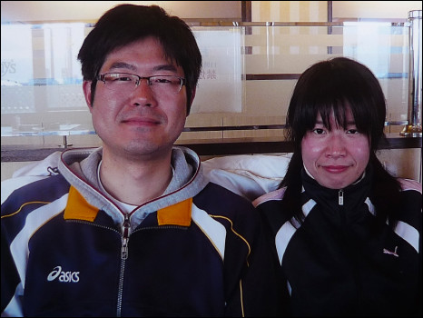 加藤康仁(左)和鹿山實紀(右) (照片由古川誠先生提供)