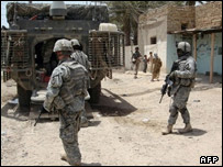 Bakuba'da Amerikan askerleri