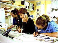 Mulheres trabalhando