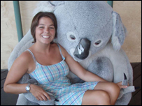 Rachael with her own Koala