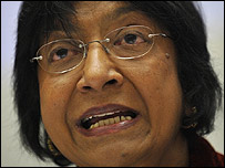 UN Human Rights Commissioner Navi Pillay