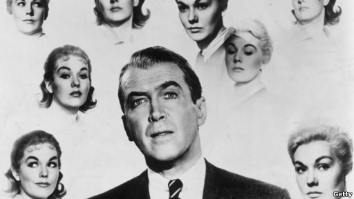 希區柯克的《迷魂記》海報