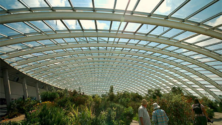 National Botanic Garden glass house. Image by Gales Foley
