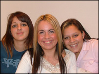 Emma, Rachel and Shareen