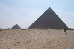The pyramids of Giza