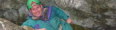 Mike in a cave