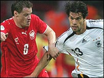 Cena do jogo Alemanha x Polônia