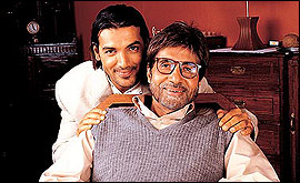John Abraham and Amitabh Bachchan