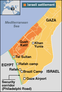 Bản đồ Gaza