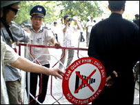 Khu vực gần Tòa Khâm sứ cũ ngày 19/9/2008 (ảnh VietCatholic)