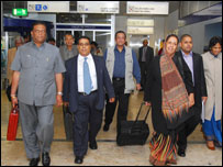 Govt. delegation arriving in Geneva