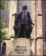 Tượng Johann Sebastian Bach tại Leipzig