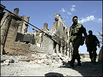 Lính Nga ở thủ phủ Nam Ossetia