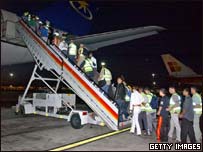 Imigrantes ilegais romenos deportados da Europa em 2005