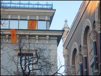 Нацбанк під час Помаранчевої революці. Фото Анастасії Зануди