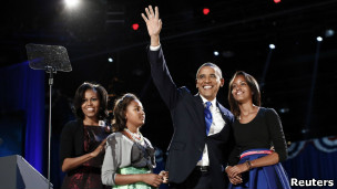 Барак Обама з родиною