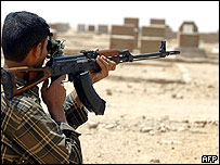 Militante xiita no Iraque