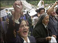 عیسائی مبلغوں  پر کیرالا میں حملے ہوئے 