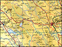نقشه راههای استان فارس