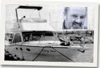 Y gwch Long Time, a Dewi Hughes