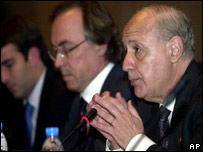 O ministro da Economia da Argentina, Roberto Lavagna