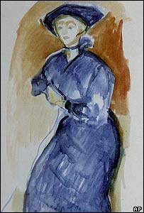 O quadro 'O Vestido Azul' foi uma das três pinturas roubadas