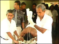 Election violence in Anuradhapura