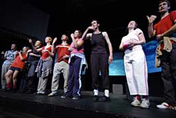 Ymarfer cynhyrchiad ar gyfer taith