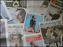 روزنامه های فرانسه و پوشش اخبار انتخابات