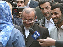 فی ترنی با محمود احمدی نژاد و منوچهر متکی