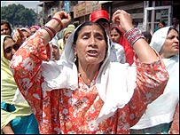 कश्मीर में विरोध प्रदर्शन