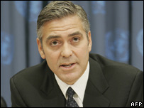 O ator americano George Clooney