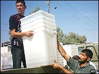 صندوقهای رای در عراق