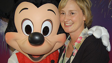 Ymweliad Mickey Mouse y llynedd