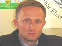 پيتر آربن معاون دفتر مشترک تنظيم انتخابات افغانستان