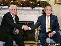Mahmoud Abbas e George W. Bush