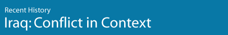 Recent History - Iraq: Conflict in Context
