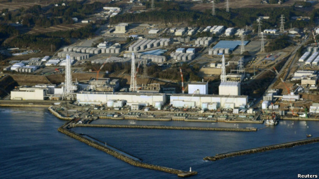 日本福島第一核電站(資料照片，11/03/2013)