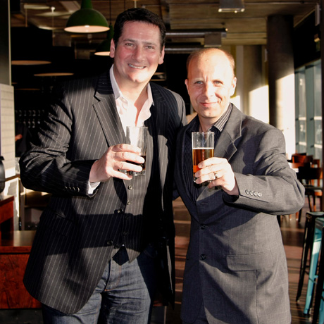 James meets Tony Hadley